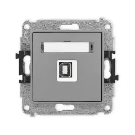karlik-mini-27mgusb-3-mechanizm-gniazda-pojedynczego-usb-a-b-2-0