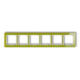 karlik-deco-2-0-drs-6-ramka-uniwersalna-szesciokrotna-efekt-szkla