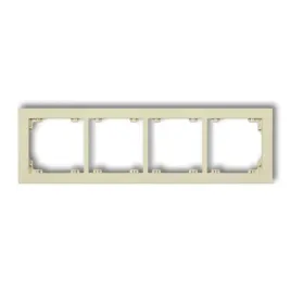 karlik-deco-44dr-4-ramka-uniwersalna-podczworna-z-tworzywa-deco-pastel-matt