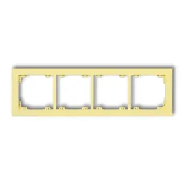 karlik-deco-43dr-4-ramka-uniwersalna-podczworna-z-tworzywa-deco-pastel-matt