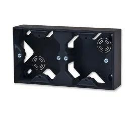 ospel-aria-pnp-2u-33-puszka-instalacyjna-podwojna-czarna