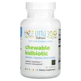 little-davinci-kidbiotic-do-zucia-naturalne-owoce-tropikalne-90-tabletek