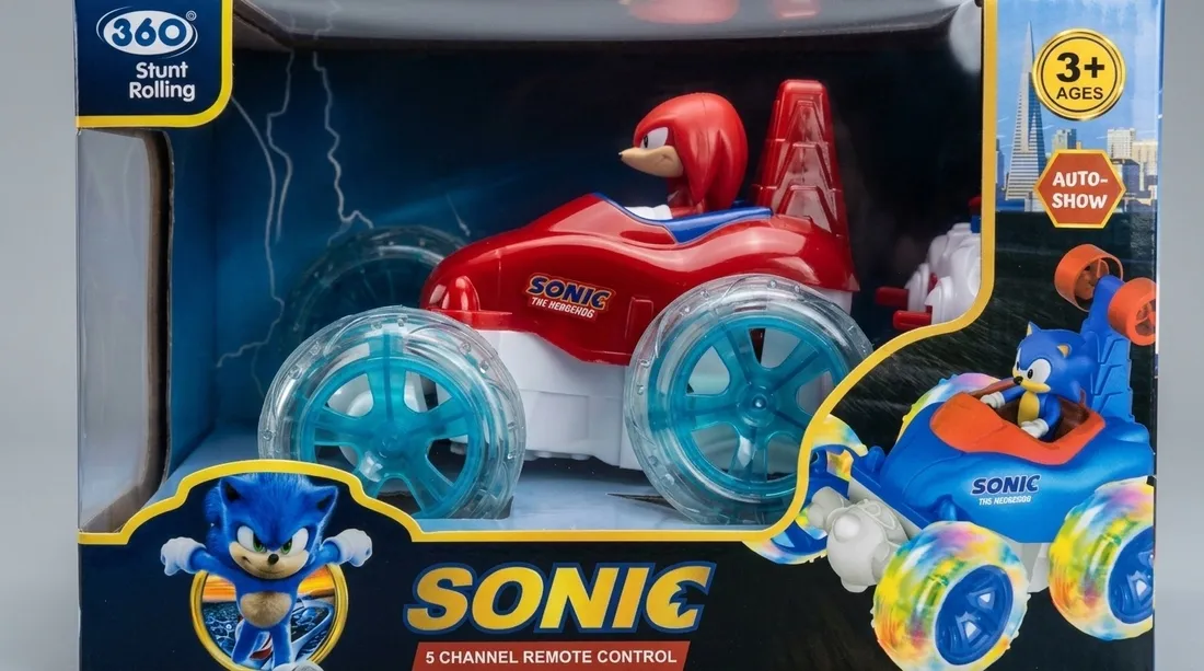sonic-auto-rc-360-kaskader-knuckles-prezent-stan-nowy