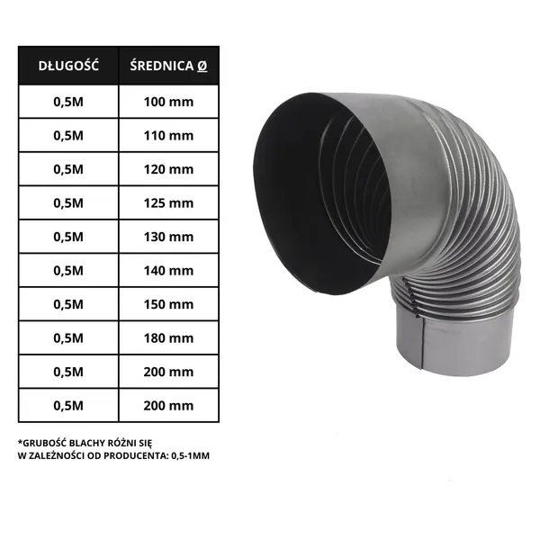 kolanko-kolano-spalinowe-kominowe-do-pieca-dymne-piecowe-rewizja-130-mm-dlugosc-0-5-m-srednica-130-mm