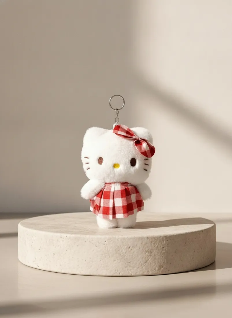hello-kitty-brelok-pluszowy-czerwona-kratka