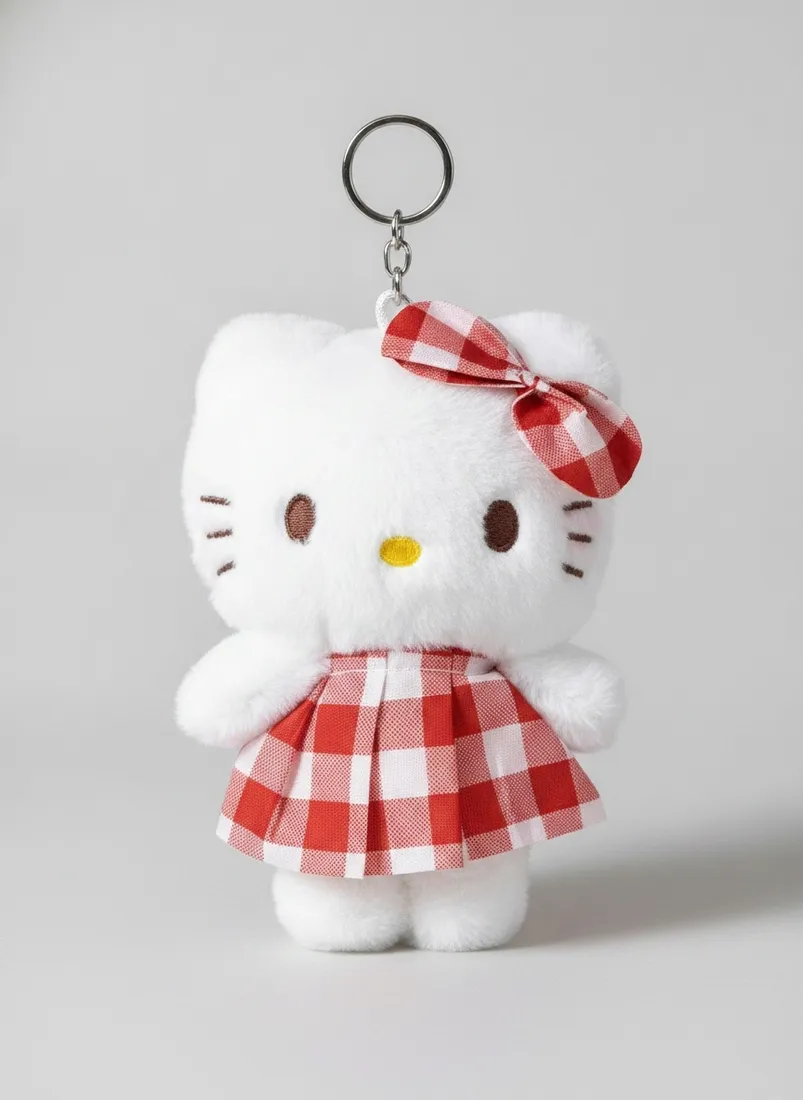 hello-kitty-brelok-pluszowy-czerwona-kratka
