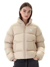 kurtka-damska-zimowa-adidas-jx2947-short-puffer-bezowa