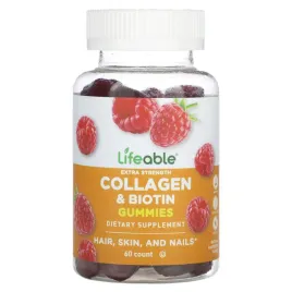 lifeable-extra-strength-collagen-and-biotin-gummies-natural-raspberry-60-g