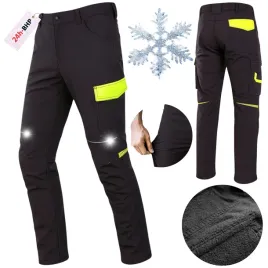ocieplane-spodnie-robocze-softshell-bhp-ochronne-elastyczne-spandex-czarne