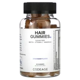 codeage-hair-gummies-sugar-free-strawberry-60-gummies