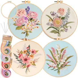 zestaw-do-haftowania-wyszywania-haftu-mulina-nici-diy-kwiaty-4-szt