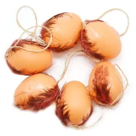 jajka-plastikowe-z-piorkiem-i-zawieszka-ecru-6-sztuk