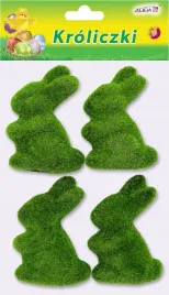 kroliczki-zielone-flokowane-wys-8cm-4-sztuki-wielkanoc-dekoracja