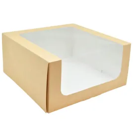 pudelko-karton-brazowe-eko-na-ciasto-tort-z-oknem-25x25x12cm