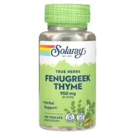 solaray-true-herbs-fenugreek-thyme-100-vegcaps