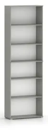 regal-na-ksiazki-dokumenty-do-salonu-biura-215x60x32-cm-wysoki-szary