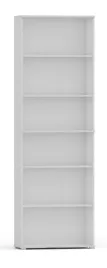regal-na-ksiazki-dokumenty-do-salonu-biura-pola-215x80x32-cm-bialy-wysoki