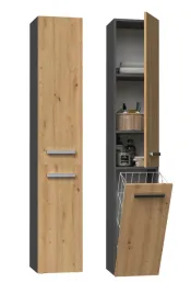 szafka-lazienkowa-z-koszem-na-pranie-regal-174-x-30-cm-dab-artisan-antracyt