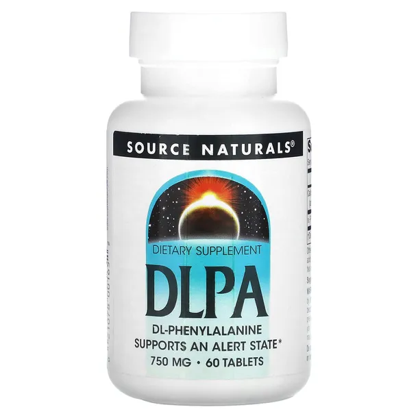 Source Naturals, DLPA, 750 mg, 60 tabletek
