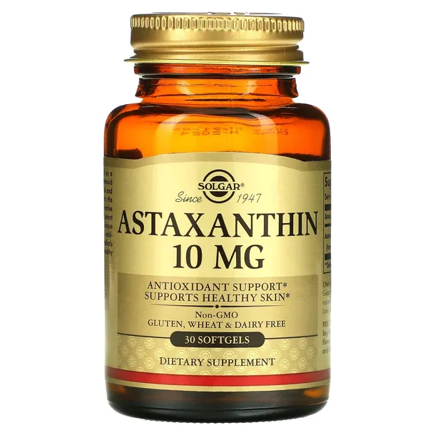 Solgar, Astaksantyna, 10 mg, 30 Softgelle