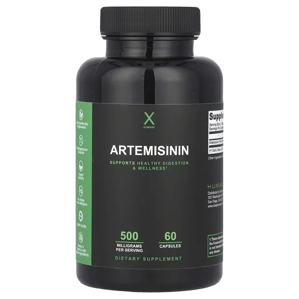 Humanx, Artemizynina, 450 mg, 90 kapsułek (150 mg na kapsułkę)