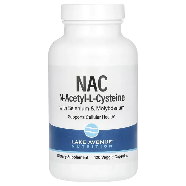 Lake Avenue Nutrition, N-acetylo-L-cysteina, 600 mg, 120 kapsułek roślinnyc