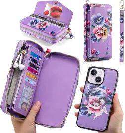 skorzane-etui-na-telefon-komorkowy-magnetyczny-iphone-14-fioletowe