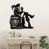 dekoracja-scienna-3d-piratka-noir-stan-nowy