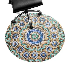 okragla-mata-podlogowa-do-biura-i-home-office-geometryczny-wzor-mozaiki