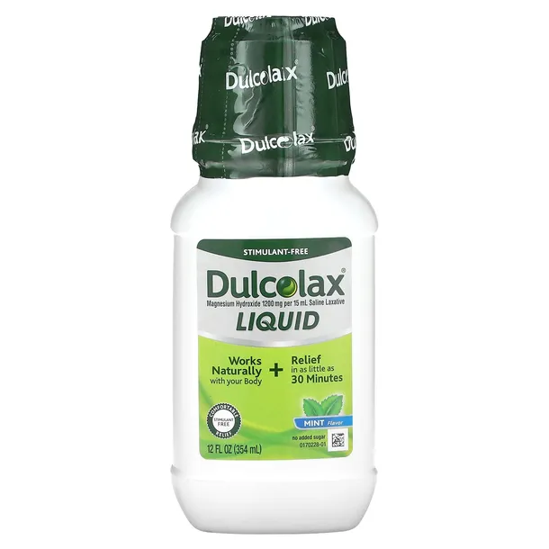 Dulcolax, Środek przeczyszczający w płynie, miętowy, 354 ml