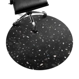 mata-okragla-pod-krzeslo-antyposlizgowa-i-wytrzymala-terrazzo-ciemny-wzor