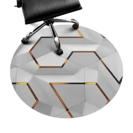 mata-podkladka-okragla-pod-krzeslo-fotel-biurowy-geometryczne-heksagony