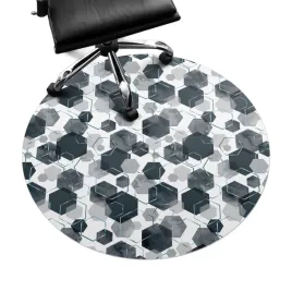 mata-ochronna-pod-krzeslo-do-pokoju-dzieciecego-geometryczne-heksagony