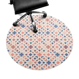 okragla-podkladka-pod-krzeslo-fotel-do-domowego-biura-geometryczny-retro