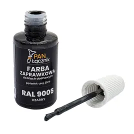 farba-zaprawkowa-czarna-do-blach-dachowych-22ml-ral9005-pan-lacznik