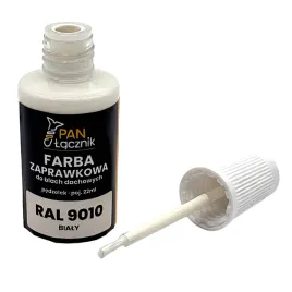 farba-zaprawkowa-biala-do-blach-dachowych-stalowych-22ml-ral-9010-lugger