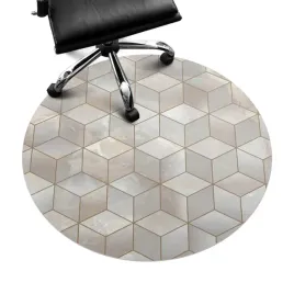 mata-podkladka-pod-fotel-krzeslo-okragla-premium-geometryczny-wzor-3d-fi100