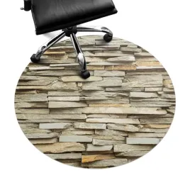 okragla-mata-podlogowa-do-biura-domu-home-office-kamienna-sciana-fi100