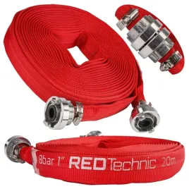 waz-strazacki-parciany-do-wody-20metrow-szybkozlaczka-1cal-8bar-red-technic