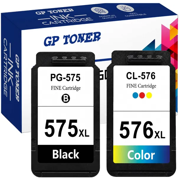 TUSZE PG-575 + CL-576 XL DO CANON PIXMA TR4750i TR4755i TS3550i TS3750i
