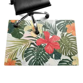 mata-ochrona-antyrysowa-pvc-pod-fotel-fotel-tropikalne-kwiaty-liscie-100x70