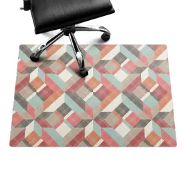 mata-ochronna-pod-biurko-do-home-office-geometryczny-wzor-retro-100x70