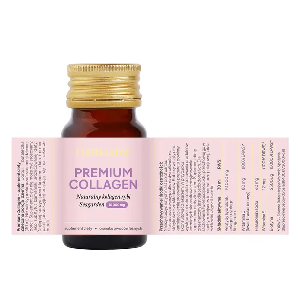 Kolagen Rybi 10000 mg Do Picia Na Stawy Shot 15 X 30 ML Owoce Leśne