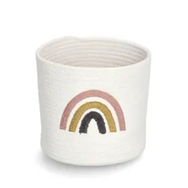 kosz-do-przechowywania-rainbow-bawelna-bialy-o-25-x-22-cm