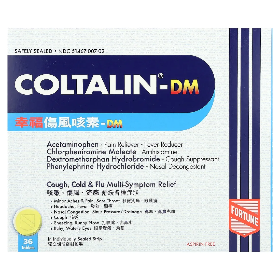 fortune-pharm-coltalin-dm-36-tabletek-stan-nowy
