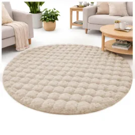 dywan-okragly-rabbit-bubble-120-cm-bezowy-pluszowy-miekki-do-salonu-i-s
