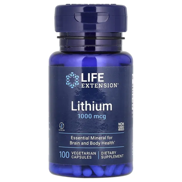 Life Extension, Lit, 1000 µg, 100 kapsułek wegetariańskich