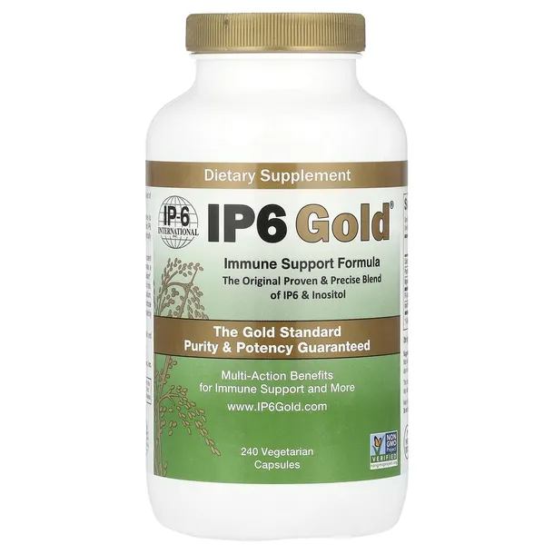 IP-6 International, IP6 Gold, Immune Support Formula, 240 kapsułek roślinny