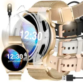 smartwatch-zegarek-damski-polskie-menu-rozmowy-sport-smart-watch-4-paski