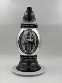 znicz-metalizowany-roza-srebrno-czarny-37-cm